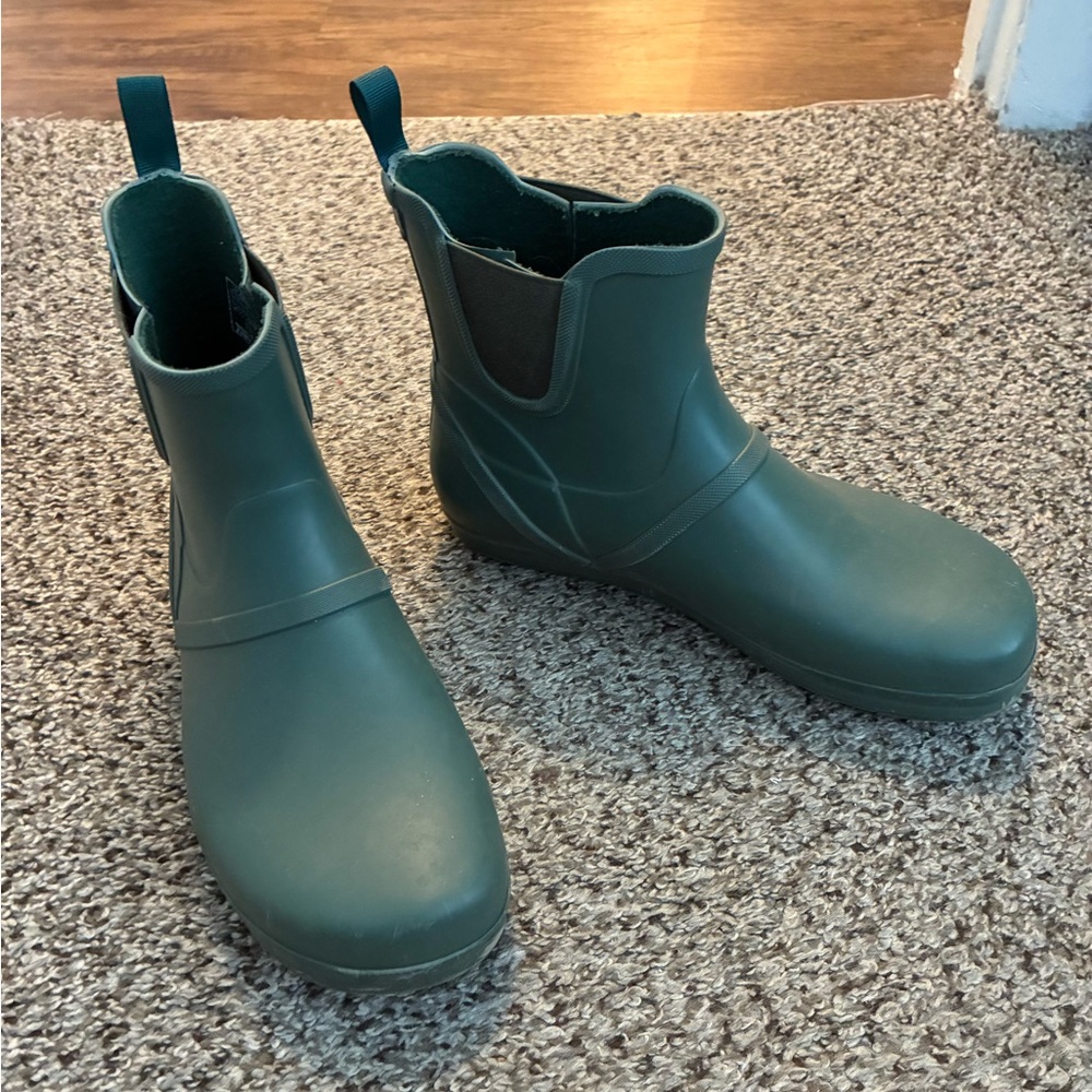 Xero Shoes Dark Green Ankle Rain Boots